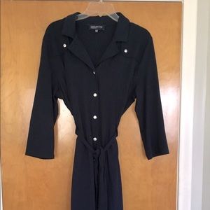 Jones New York navy blue dress